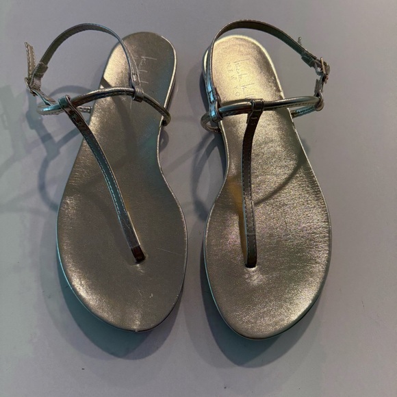 Nicole Miller Gold Sandals - Picture 11 of 12
